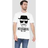 Breaking Bad Heisenberg T-Shirt, White | Size: Large