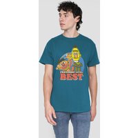 Sesame Street Bert & Ernie Friendship Level: Best T-Shirt, Slate in Grey | Size: XL