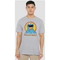 Cookie Monster Layers T Shirt Athletic Heather