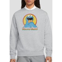 Cookie Monster Layers Sweatshirt Athletic Heather