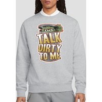 Talk Dirty To Me Sweatshirt Athletic Heather