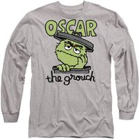 Canned Grouch Long Sleeve T Shirt Athletic Heather