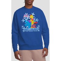 Happy Holidays Elmo Cookie Monster Abby Sweatshirt