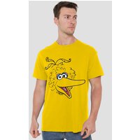 Big Bird Retro Sketch Face T Shirt
