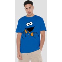 Cookie Monster Om Nom Face T Shirt