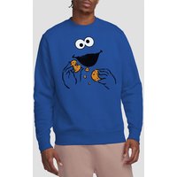 Cookie Monster Om Nom Face Sweatshirt
