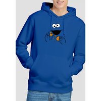 Cookie Monster Om Nom Face Hoodie