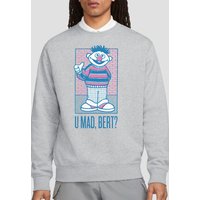Ernie U Mad Bert Sweatshirt Athletic Heather
