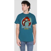 Fraggle Rock Boober Circle T Shirt Slate