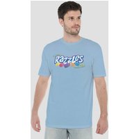 Dubble Bubble Distressed Logo T Shirt Light Blue