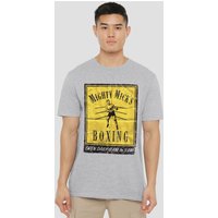Creed Micks Poster T-Shirt, Athletic Heather in Grey | Size: XL