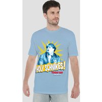 Tommy Holy Schikes T Shirt Light Blue