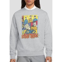 Vintage Collage Sweatshirt Athletic Heather