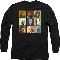 Alien Squares Long Sleeve T Shirt