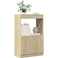 Highboard Sonoma Oak 63x33x100 cm Engineered Wood x 33 x 100 cm
