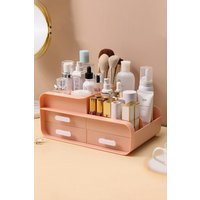 H&O Direct Multi Functional Compartment Storage Box in Pink