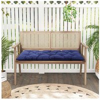 120cm W x 50cm D Navy Blue Outdoor Waterproof Sunproof Bench Cushion cm W x 50 cm D