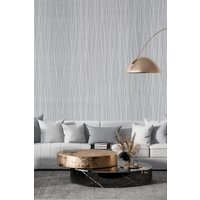 Living and Home 10m L x 53cm W Grey Non-Woven Curve Wallpaper | Size: 10m L x 53 cm W