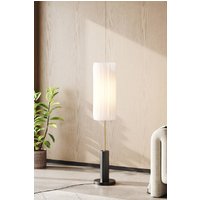Simple Retro Floor Lamp Fabric Lampshade