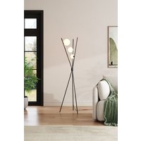 Metal Tripod Standing Floor Lamp Plastic Lampshade