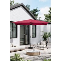 Outdoor Rectangular Waterproof Parasol Resin Base