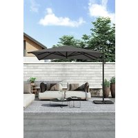 Rotating Square Outdoor Patio Cantilever Parasol Square Base