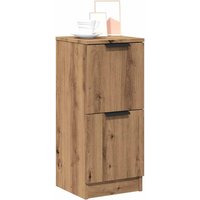 Berkfield Home Sideboard Artisan Oak 30x30x70 cm Engineered Wood in Brown | Size: 30 x 30 x 70 cm