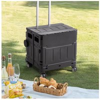 Cable stayed Collapsible Rolling Utility Crate