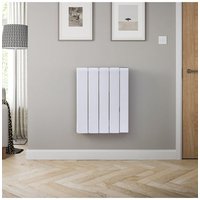 H&O Direct 1000W Electric Ceramic Radiator Space Heater with WIFI in White