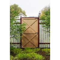 100cm W X 183cm H Garden Flat Top Pine Wood Gate Kit cm W X 183 cm H