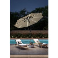 Large Outdoor Solar Powered LED Patio Umbrella Garden