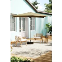 Rectangular Waterproof Parasol Outdoor Plastic Fillable Base