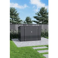 Metal Garbage Bike Storage Shed Hinged Lid