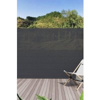 Garden Sanctuary PVC Privacy Sun Blocked Panels Garden Decorative Fence in Dark Grey | Size: Medium