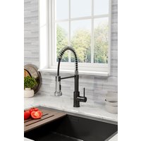 Stainless Steel Swivel Pull Out Kitchen Faucet