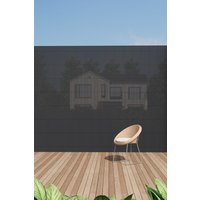 H&O Direct Outdoor PVC Privacy Fence Sun-blocked Screen Panels in Grey | Size: Medium