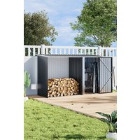 Steel Outdoor Tool Storage Shed Log Stacking Rack
