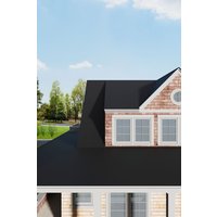 Living and Home 1 Roll Rubber Roofing EPDM Membrane Waterproof Underlayment in Black