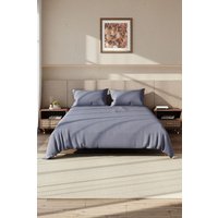 Solid King Bedding Simple Brushed Fiber Four Piece Set
