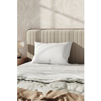 Honeycomb Pattern Bamboo Fiber Shredded Sponge Queen Memory Pillow