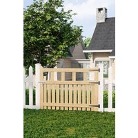 120x90cm Outdoor Rectangular Wooden Garden Gate Fence Door 120x90 cm