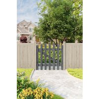 90x90cm Outdoor Arched Wooden Garden Gate Fence Door 90x90 cm
