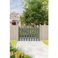 120x90cm Outdoor Arched Wooden Garden Gate Fence Door 120x90 cm