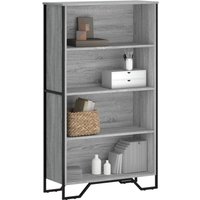 Berkfield Home Bookcase Grey Sonoma 80x31x137.5 cm Engineered Wood
