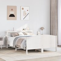 Bed Frame without Mattress 120x190 cm Small Double Solid Wood Pine