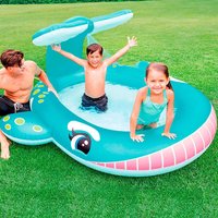 Intex Inflatable Whale Spray Pool in Blue | Size: 2.5kg