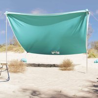 Berkfield Home Beach Canopy with Sand Anchors Green 304x300 cm