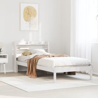 Bed Frame without Mattress 90x200 cm Solid Wood Pine