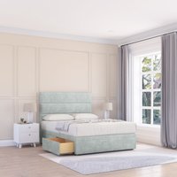 California Divan Bed Base No Drawers 12" Footboard & 26" Struts Headboard Double