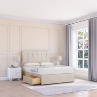 Highbury Divan Bed Base No Drawers & 54" Floor Standing Headboard Single